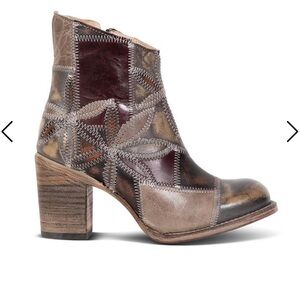 ISO- Freebird by Steven Flower Patchwork Ankle Boots